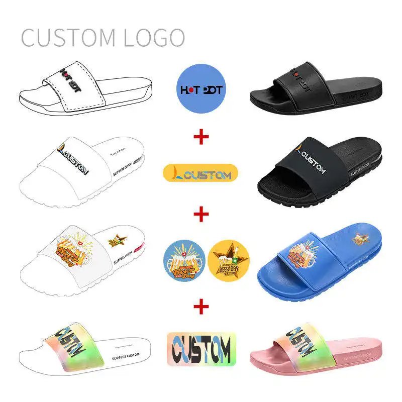 Factory direct sales terlik flipflops designer slides slippers outdoor sports anti-skid men's sandals and beach slippers