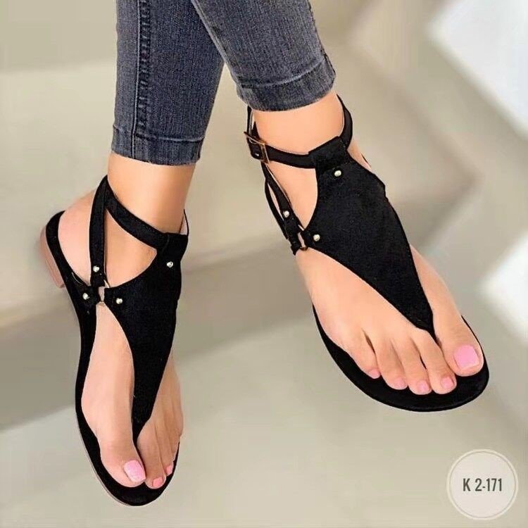 Wholesale Summer Slides Slippers Flip Flop Slippers Buckles Straps Designer Sandals Women Flat Sandals Ladies Slippers