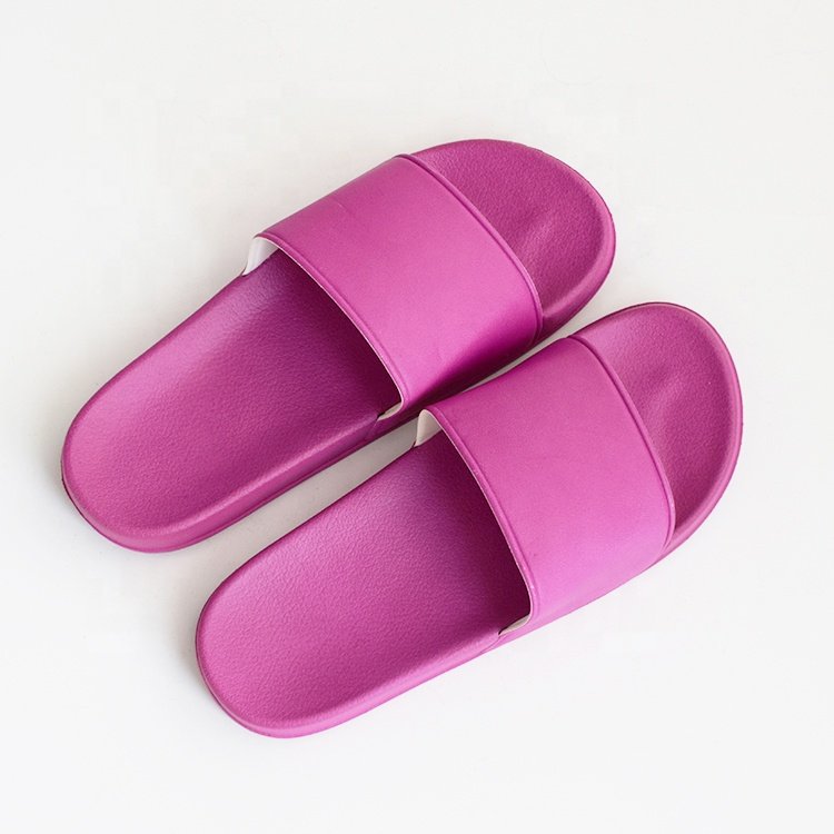 custom logo slides PVC rubber women men slides sandals women wholesale slippers