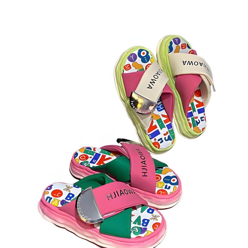 Trending Comfortable Ladies' Sandals Unique Design Lightweight Casual Fashionable Slide Slippers Chic Breathable and Lovely