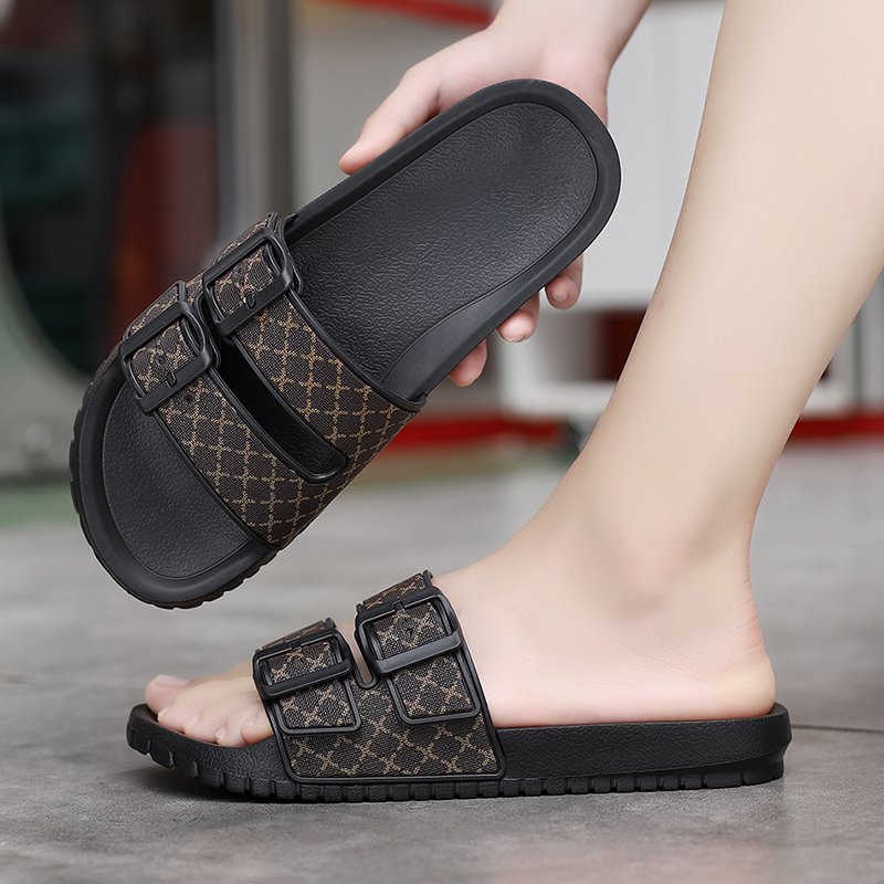 Birkenstocks High Quality EVA Flat Slippers 2024 Summer New Style Beach Shoes Fashion Breathable Anti-Slippery Men's Slippers