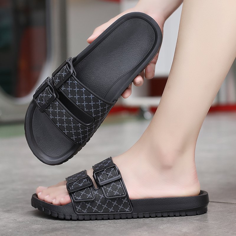 Birkenstocks High Quality EVA Flat Slippers 2024 Summer New Style Beach Shoes Fashion Breathable Anti-Slippery Men's Slippers