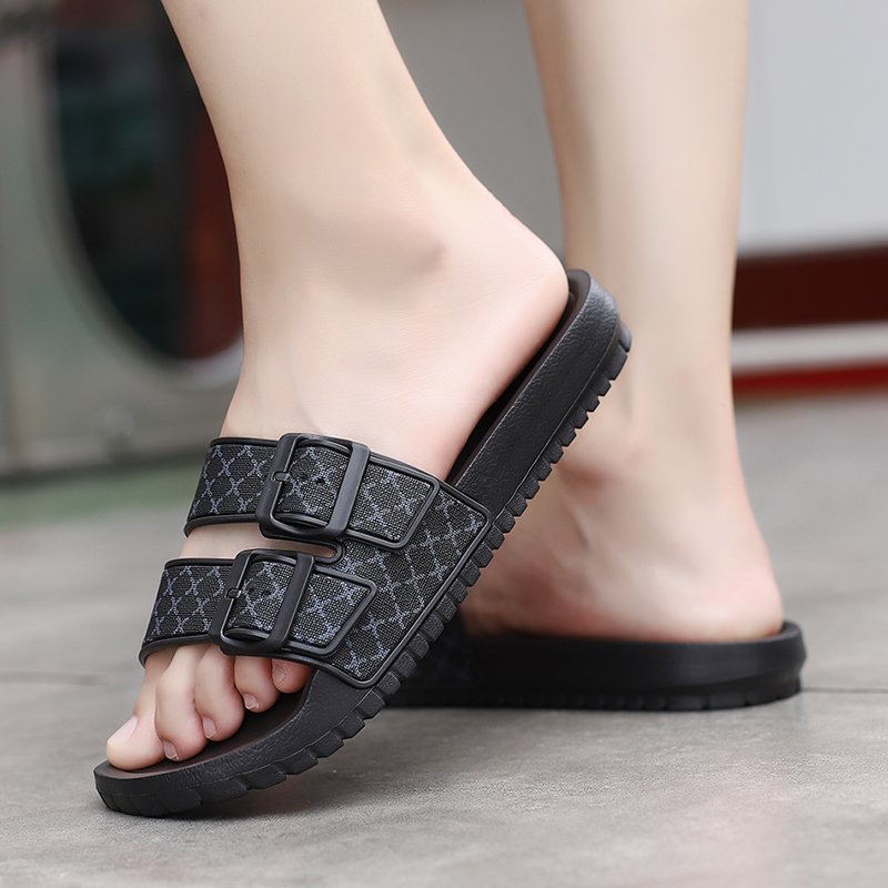 Birkenstocks High Quality EVA Flat Slippers 2024 Summer New Style Beach Shoes Fashion Breathable Anti-Slippery Men's Slippers