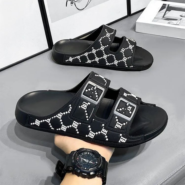 High quality bathroom Custom Logo floor blank unisex EVA Slides Sandal Men Printed Slippers Footwear for men