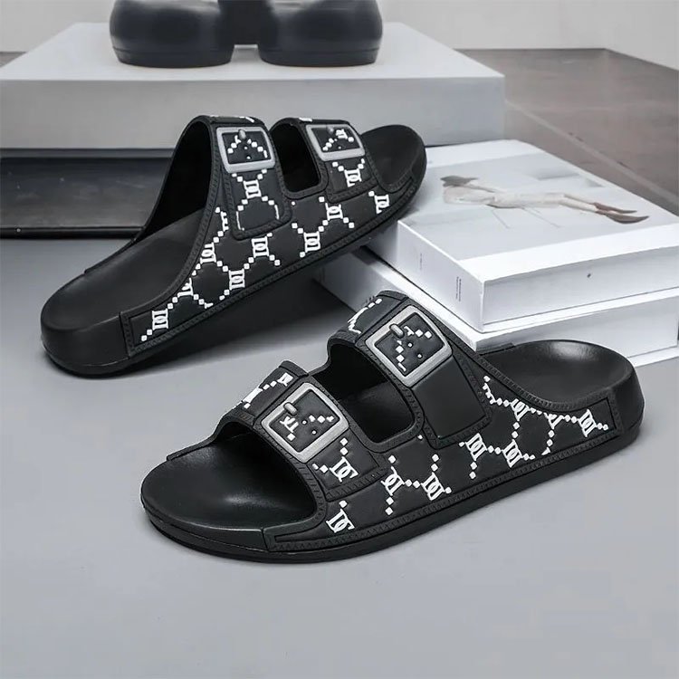 High quality bathroom Custom Logo floor blank unisex EVA Slides Sandal Men Printed Slippers Footwear for men