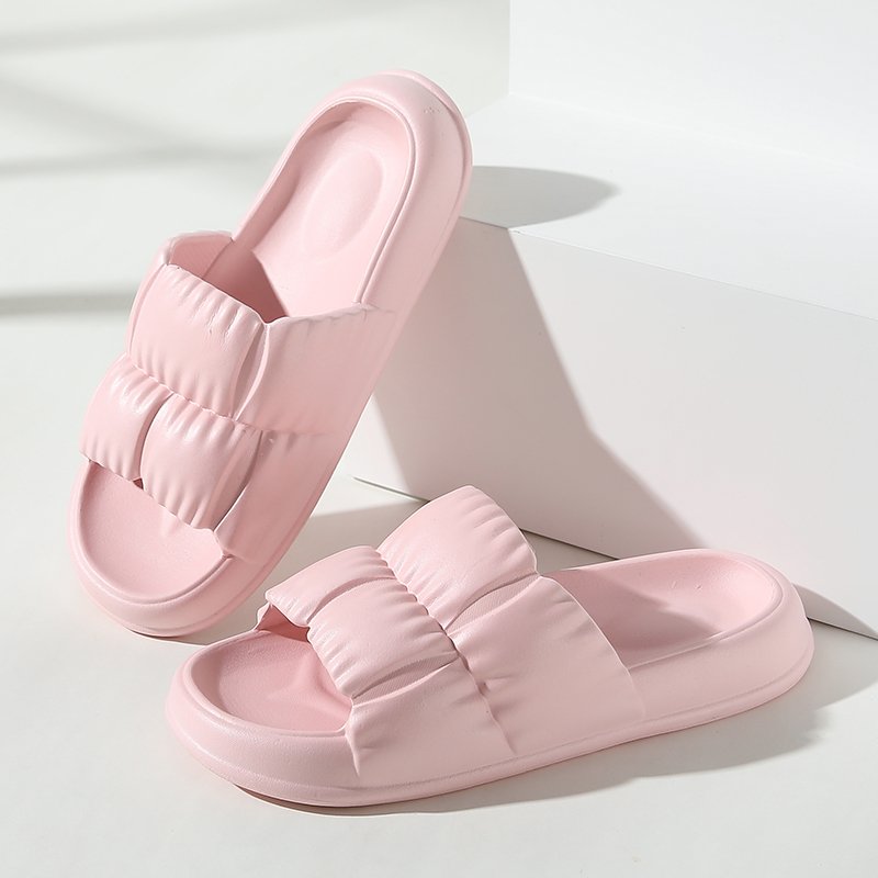 Wholesale custom free sample high quality sofy summer outdoor women black slides for girls