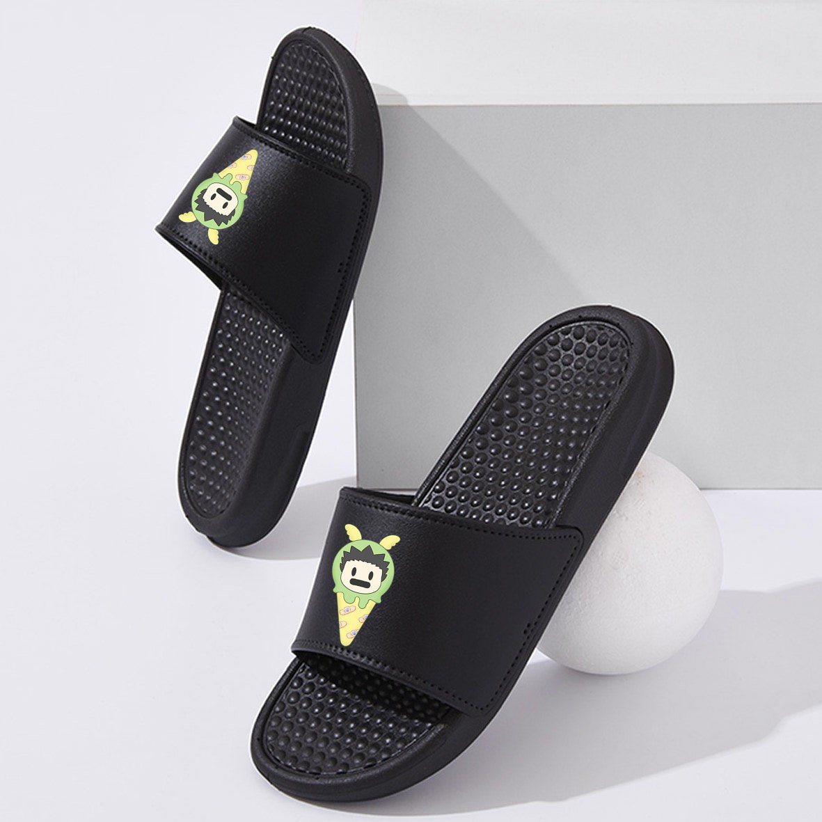 Factory wholesale price outdoor sport style man slippers slide footwear hot sell men's massage slippers