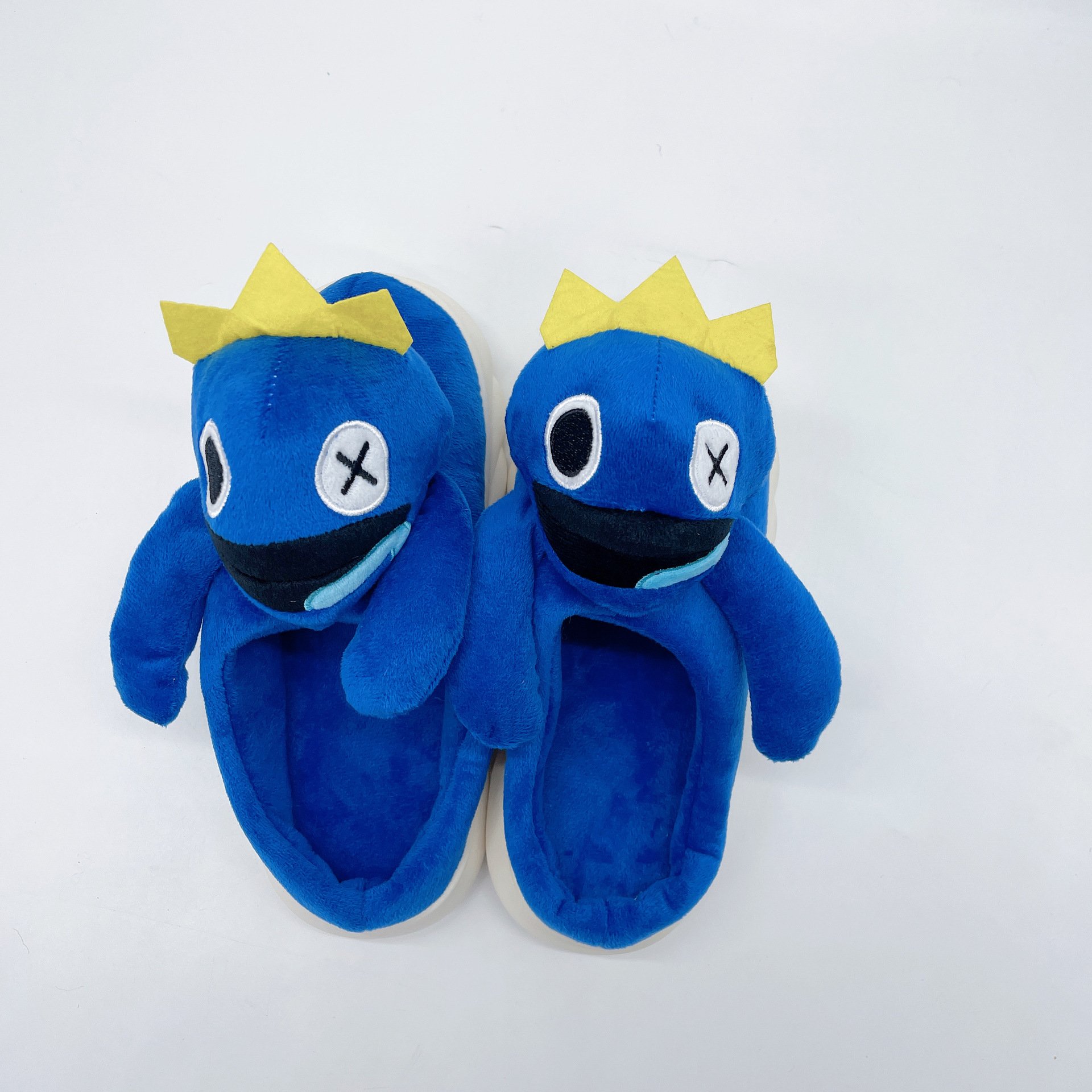 Women Rainbow Friends Slippers Cute Cartoon Plush Slides Christmas Soft Home Slippers Winter Warm Woman and Girls Funny Shoes