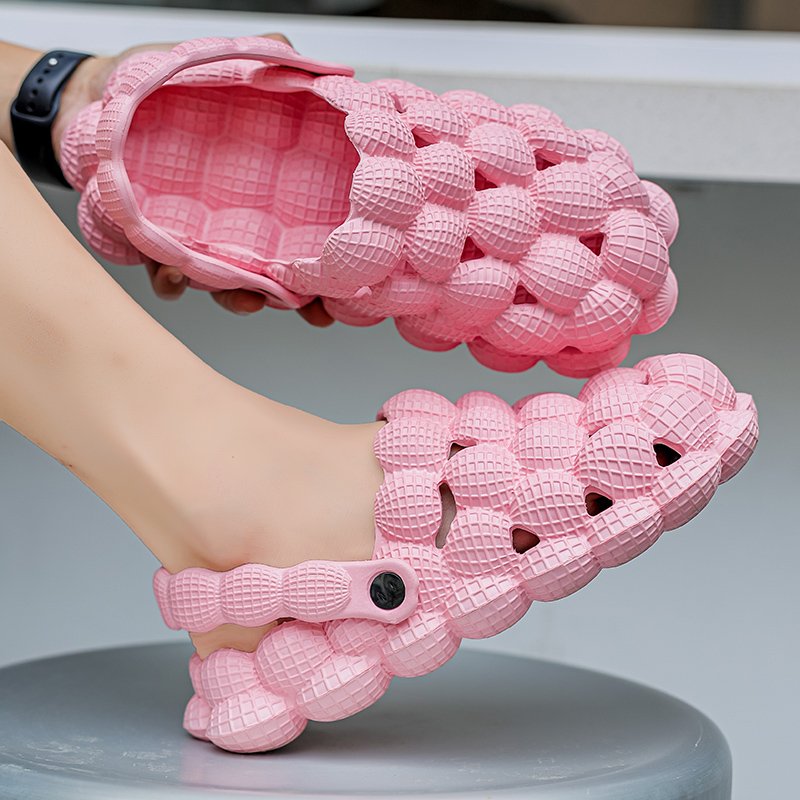 Custom Logo Men/Women's Summer Garden Crocks Anti-Slippery Eva Sandal Clogs Mules Foam Beach Bubble Slides Logo Beach Garden Use