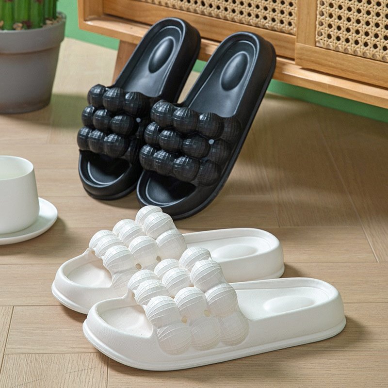 Soft Lightweight Pillow Women Slide Sandals Non-slip Quick Drying Shower Sides Bathroom EVA Platform Slippers For Women And Men