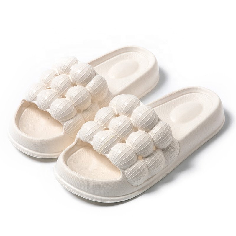 Soft Lightweight Pillow Women Slide Sandals Non-slip Quick Drying Shower Sides Bathroom EVA Platform Slippers For Women And Men
