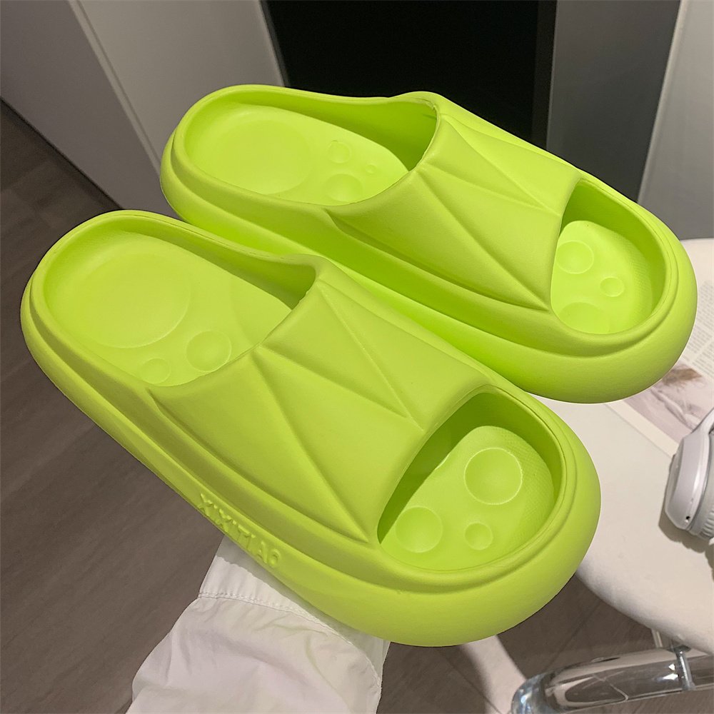 XIXITIAO rainbow eva thick sole home cloud slides bathroom indoor anti slip pillow slippers sandals summer beach slides slippers