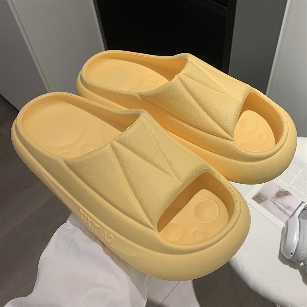 XIXITIAO rainbow eva thick sole home cloud slides bathroom indoor anti slip pillow slippers sandals summer beach slides slippers