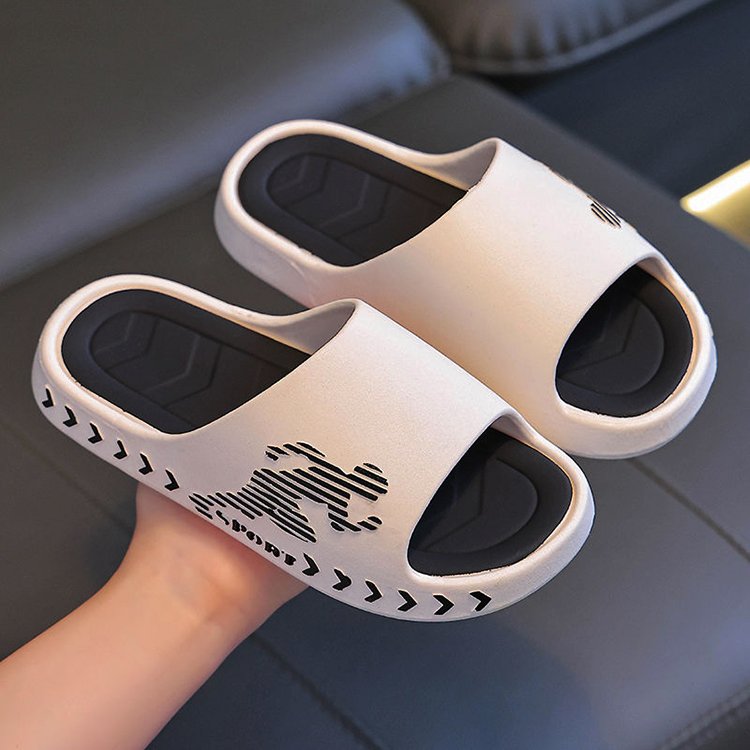 Sports slide slippers padded home non slip wearable slippers men's outdoor personality sports sandals