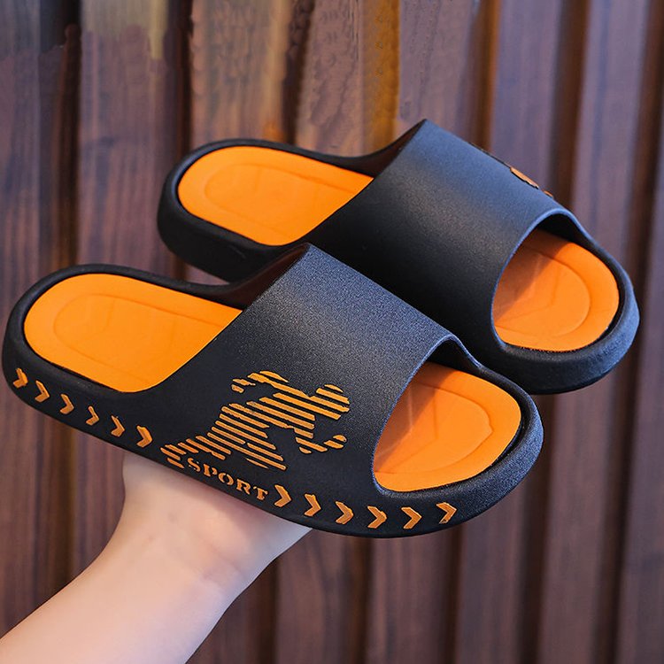 Sports slide slippers padded home non slip wearable slippers men's outdoor personality sports sandals