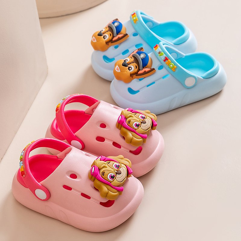 Unisex EVA Kids Slipper Slide Cartoon Pattern Flip-Flops Hotel Slippers Leisure Home Slippers for Boys