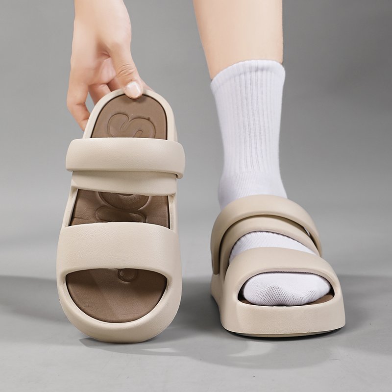Summer Beach Slides Slippers Women Slides Flat Sandals For Outdoor Flat Shoes Eva Slippers