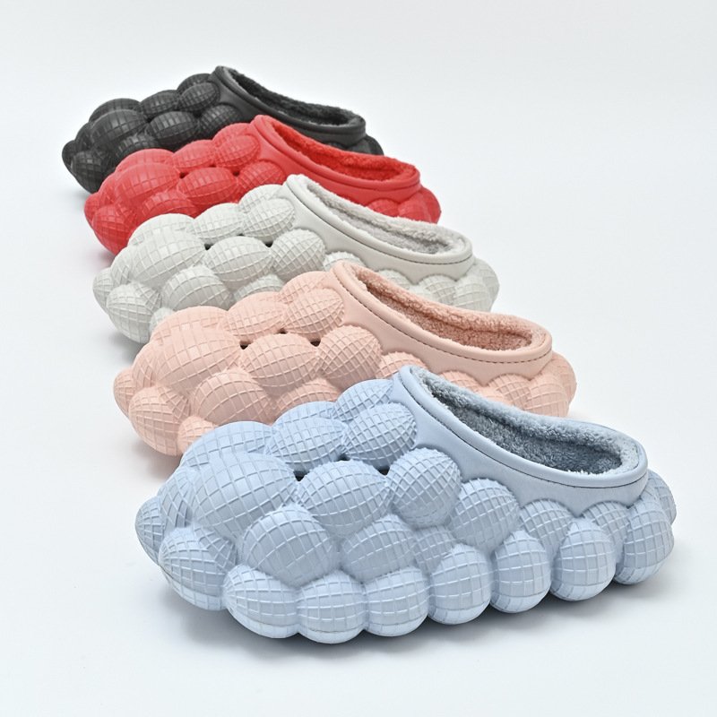EVA Pantuflas Unisex Outdoor Indoor Trendy Bubble Winter Home Custom Your Own Logo Warm Slides Fur Slippers