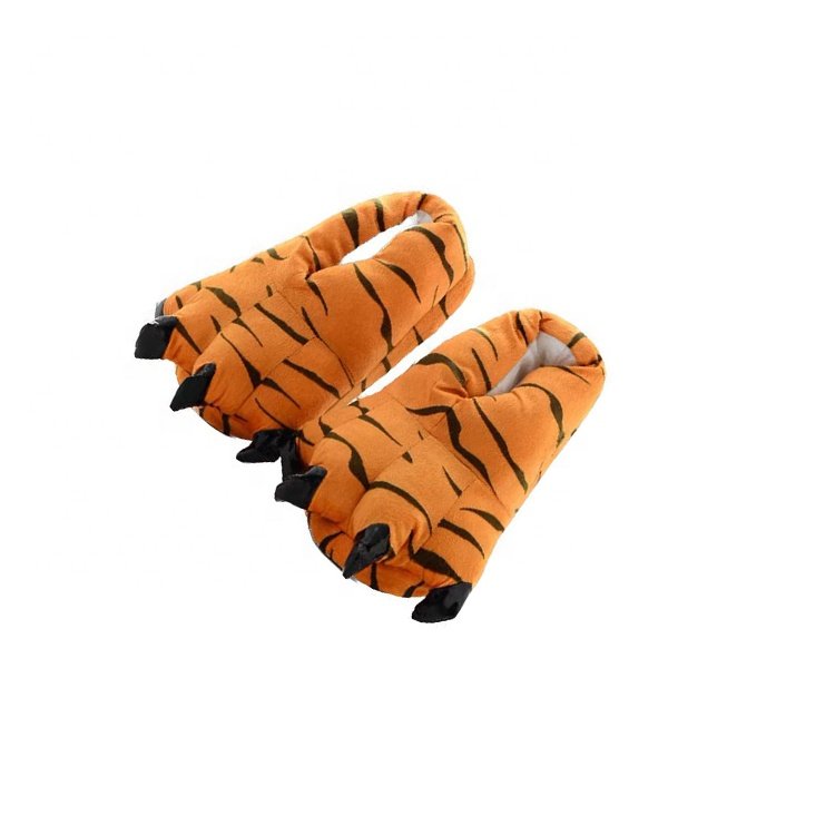 Fashionable Women Claws Slides Winter Indoor Fleece Slippers Couples home bedroom slippers House casual