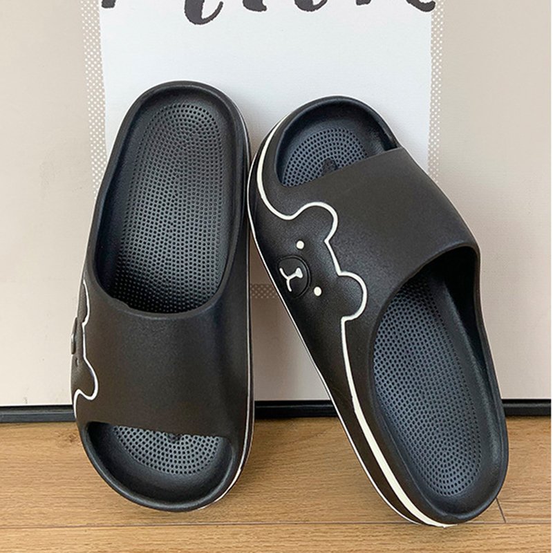 Cute Animal Women Slipper Sandal Eva Blank Summer Slides Beach Water Anti Slip Pillow Slide Slippers Platform Sandals