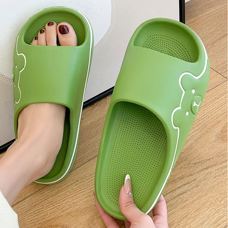 Cute Animal Women Slipper Sandal Eva Blank Summer Slides Beach Water Anti Slip Pillow Slide Slippers Platform Sandals