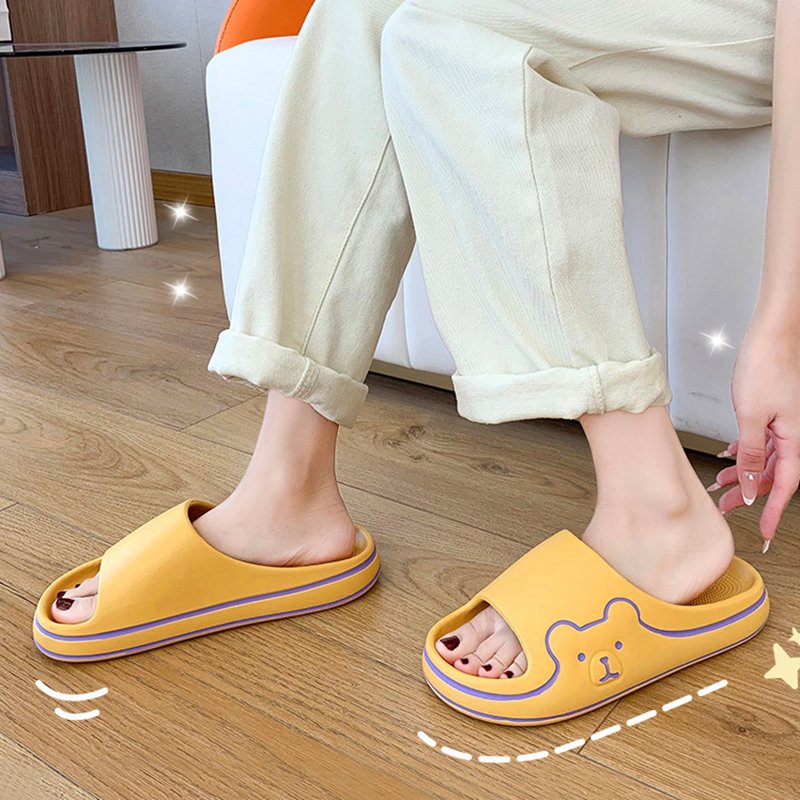 Cute Animal Women Slipper Sandal Eva Blank Summer Slides Beach Water Anti Slip Pillow Slide Slippers Platform Sandals