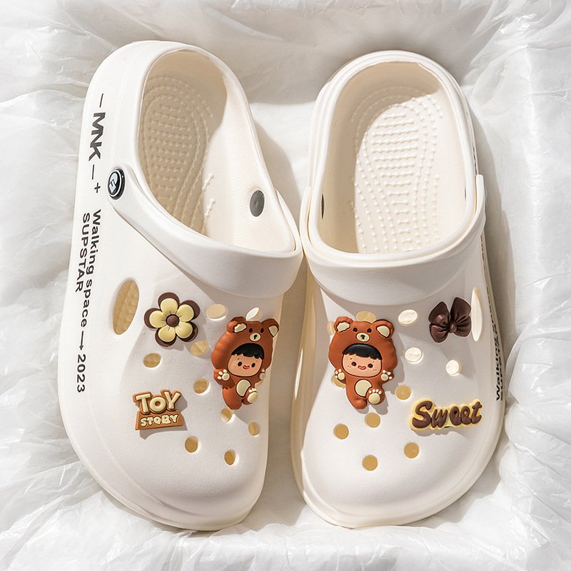 Factory Wholesale Women's Clogs;Anti-slip Breathable EVA Beach Sandals Adjustable Slide Slippers Garden Shoes for Casual Daily