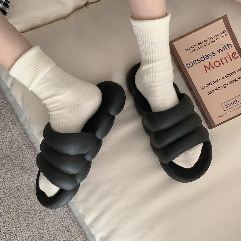 Wholesale summer slide slippers open toe pantuflas for woman
