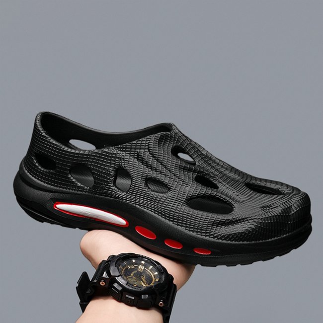 Hedian Wear-resistant Men Sandals Beach Clogs Slide Slippers Hole shoes Custom Garden Shoes Non-slip Eva clogs men Clogs Shoes