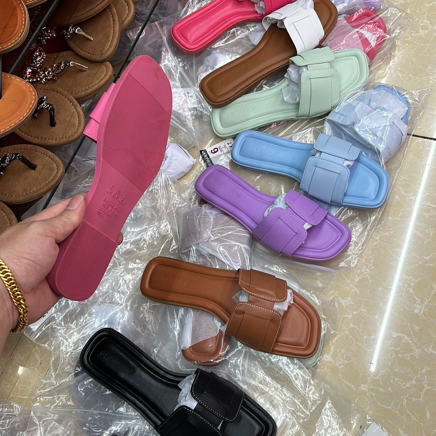 Comfortable a literal women's shoes leather casual trend round head women's slippers