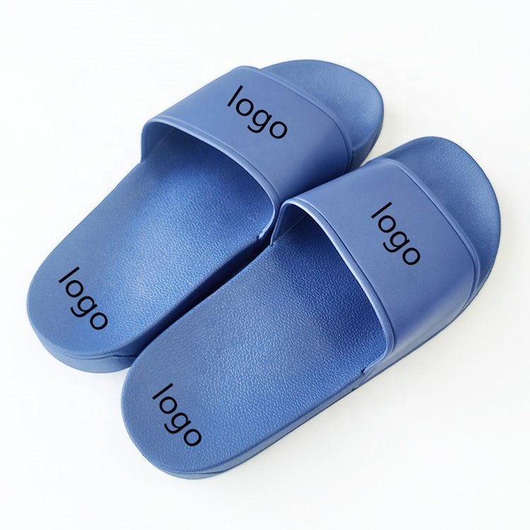 2022 fashionable pvc sandals low moq slides slippers for women custom sliders luxury flat sandals