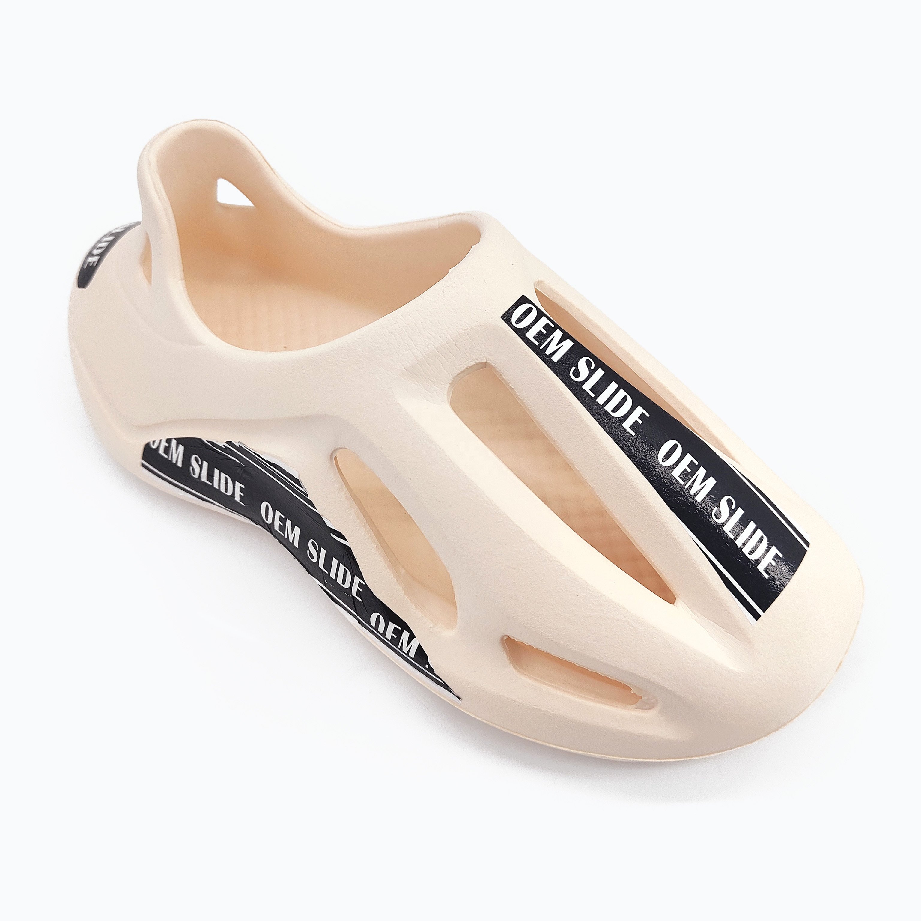 Fashion Hot Sale Slides Slipper Pvc Wholesale Blank Slides Sandals Custom Adjustable Strap Buckle With Oem Shoes 2023