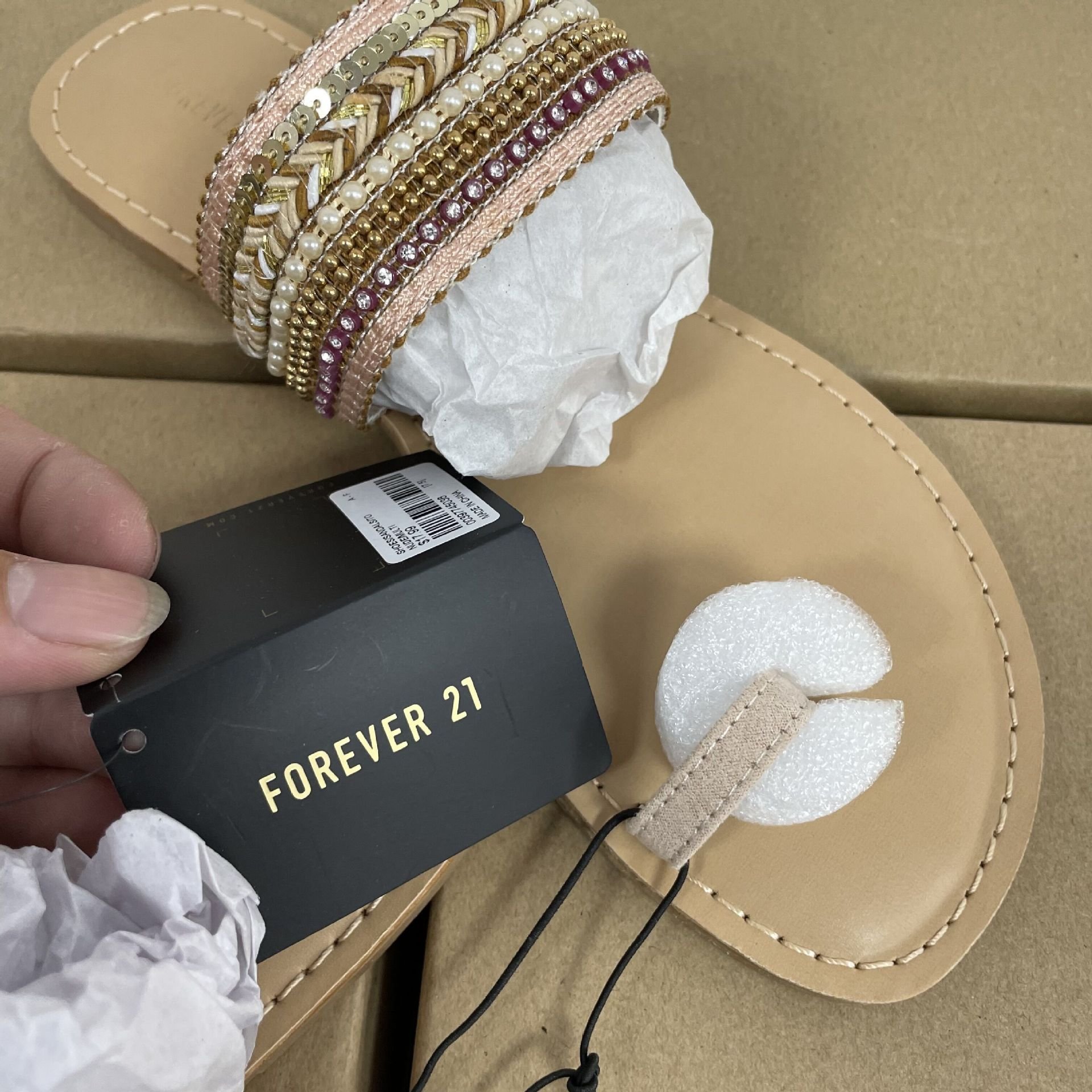 2023 Women Summer Classic Pearl Slippers For Ootdoors