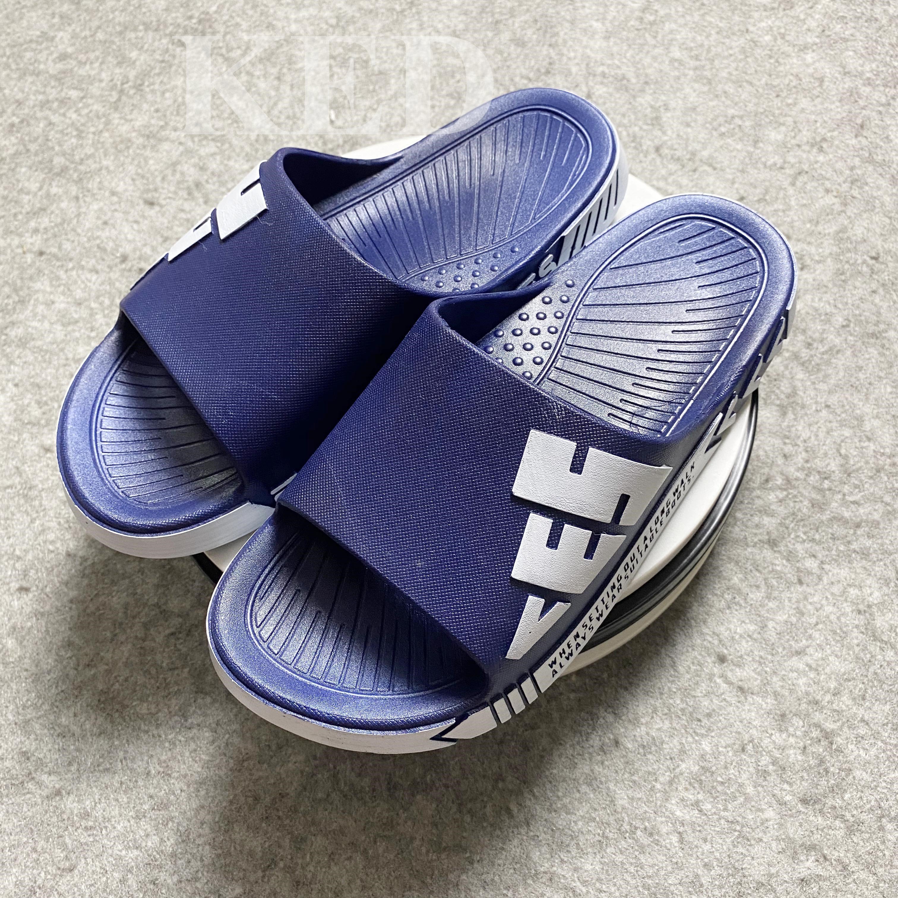 2023 Factory casual pvc breathable flip flop embossed Custom Print Beach Unisex Slide Slipper for bathroom