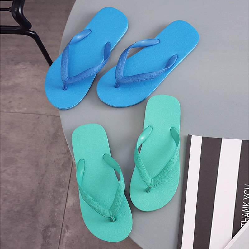 Hot flip-flops platform shoes rubber soles wear-resistant non-slip odor-resistant summer men's fashion casual slippers