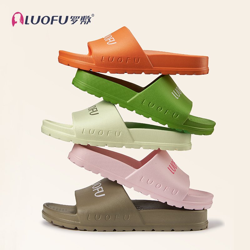 LUOFU new trendy anti-skid casual women's household and offcourt slipper slides
