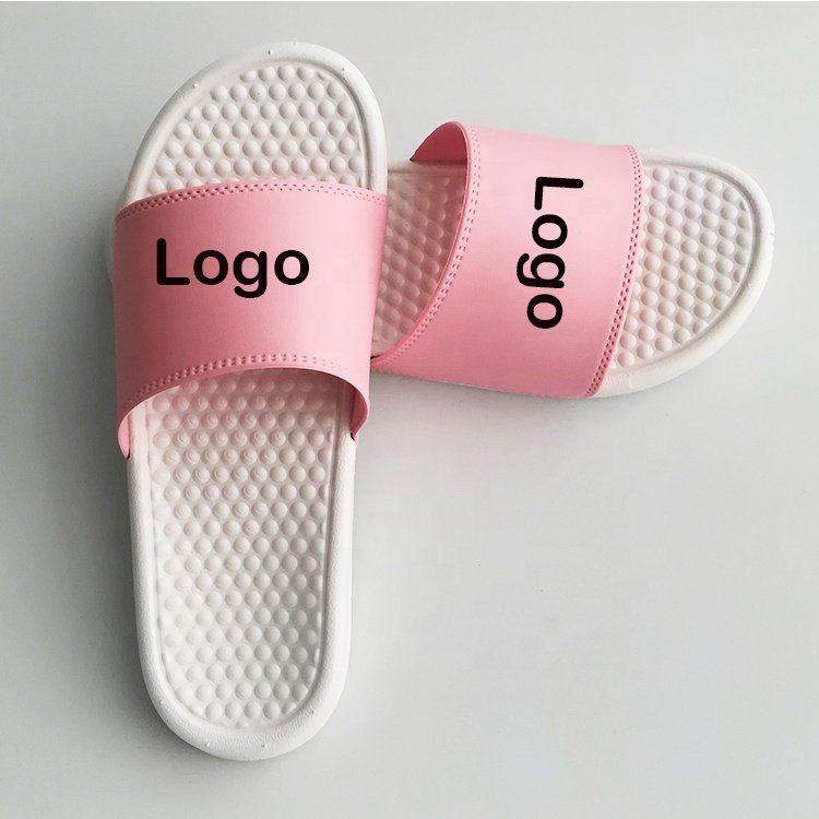Custom Designer Slides PVC EVA Slippers Sandals ,Unisex Men's Massage Sole Slippers ,Plain Blank Men Custom Slide Footwear
