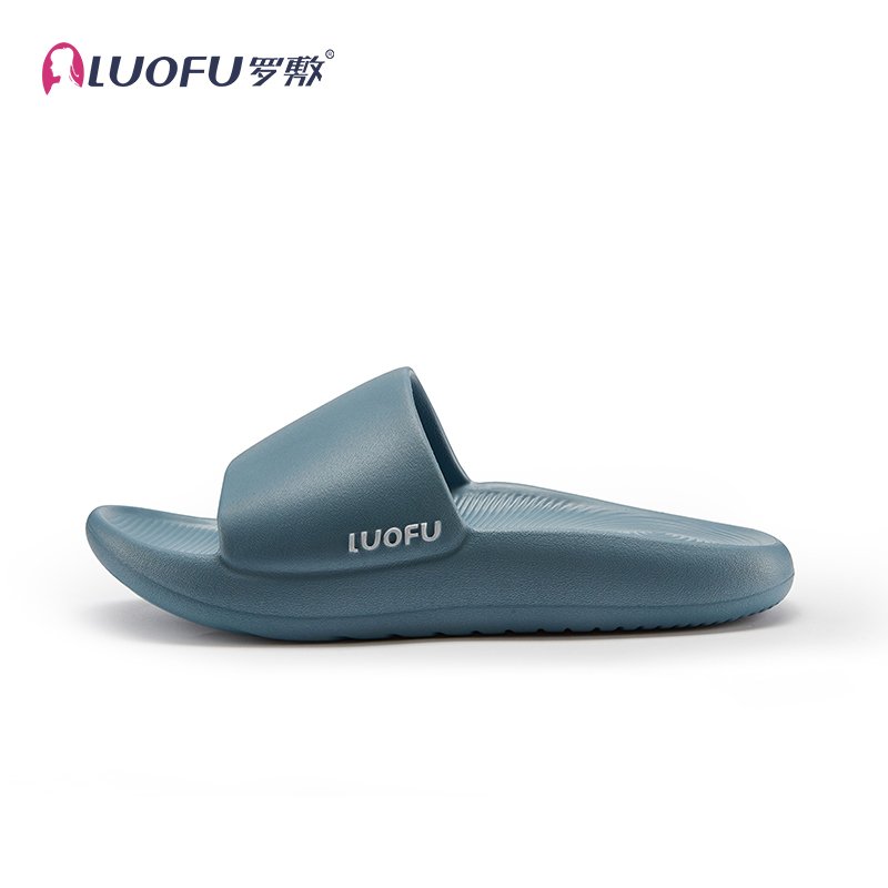 LUOFU Slippers men's summer indoor home non-slip thick bottom go out for a walk on the runway arch support outdoor slides