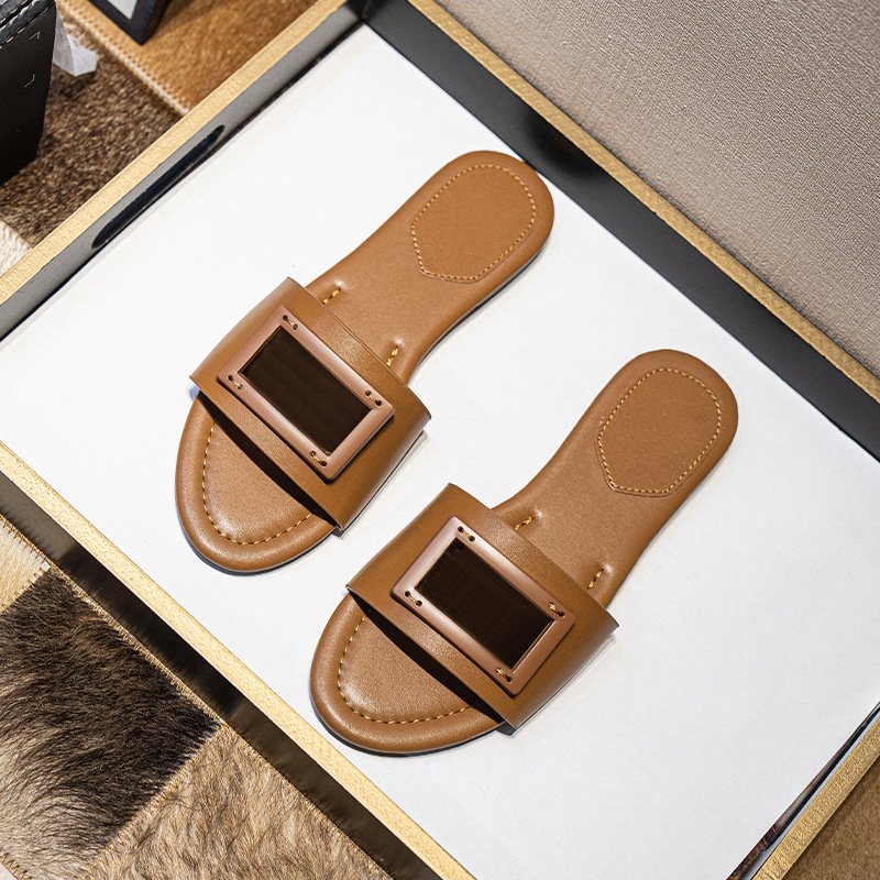 2024 wholesale ladies home slippers fashion slides slippers for women