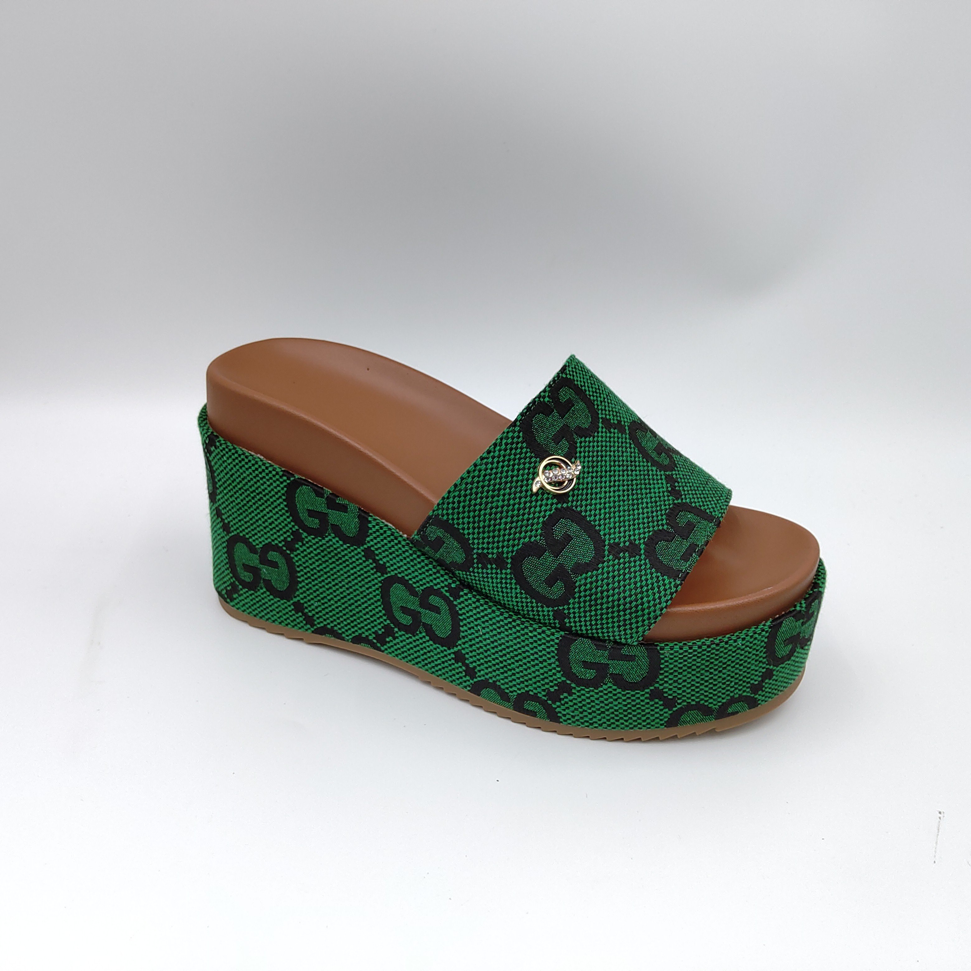 Women's Stylish Open Toe Chunky Wedges Heeled Slippers Comfortable Design for Summer Platform Slipper Light Weight women shoes