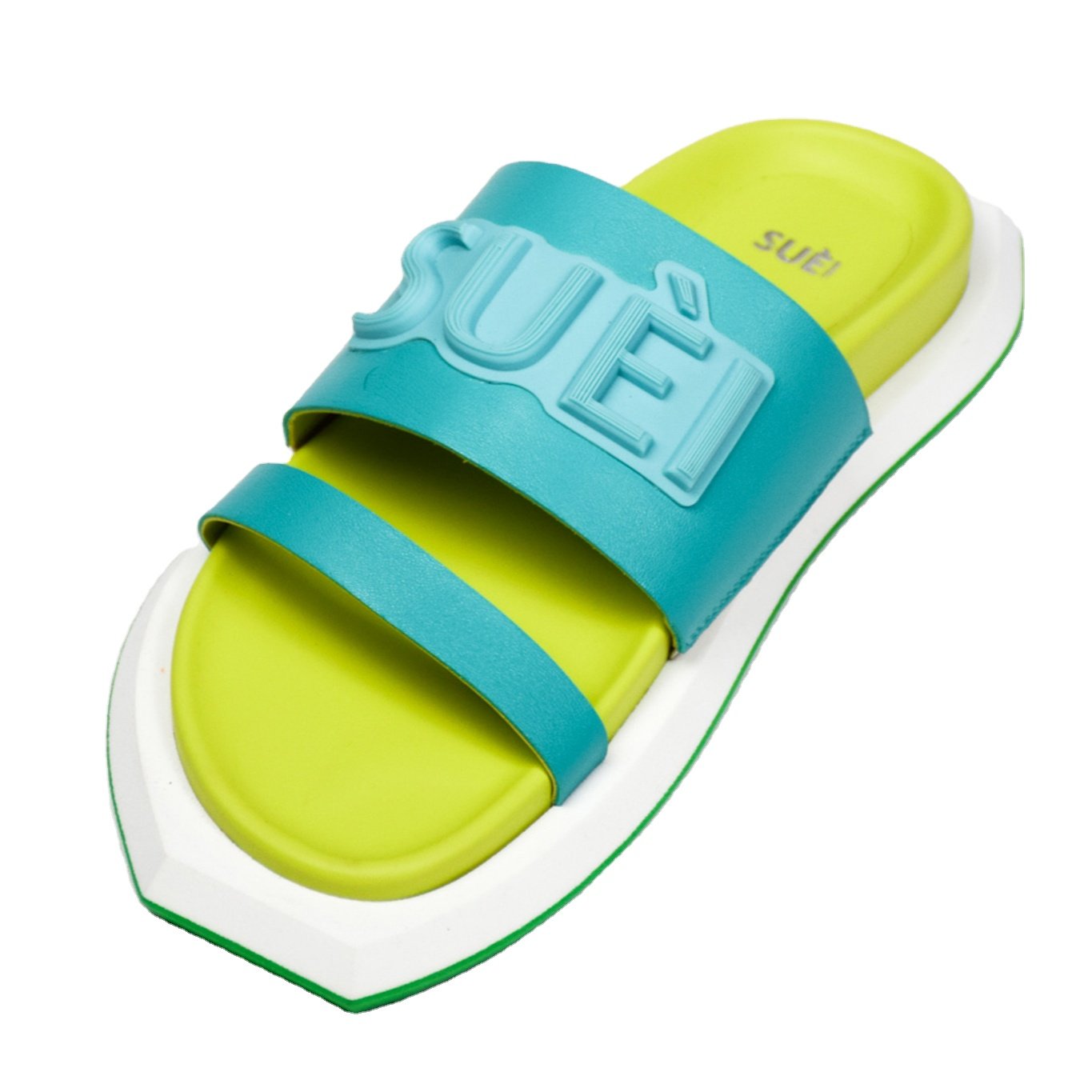 Top Quality Made in Italy Fussbett Slippers Flat Fashion Sandals Shoes Bluemarine Colour Summer Women's Sandals 2023