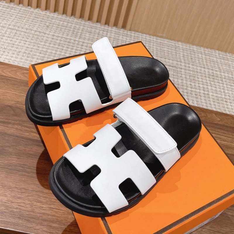 2024 Thick Soled Women Babouches Large Size Flat Sandals Men Summer Sandals Slippers Ladies Slides Slippers