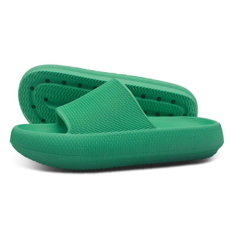 Custom Memory Eva Thick Sole Pillow Slides Slippers Sandals Men'S Homens Cloud Foam Bottom Slippers Slides 2023