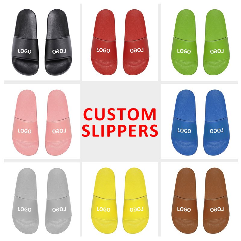 Summer Custom Logo Sandals Fashion Hotel Men's And Women's Sports Flip-Flops Home Slides Slippers