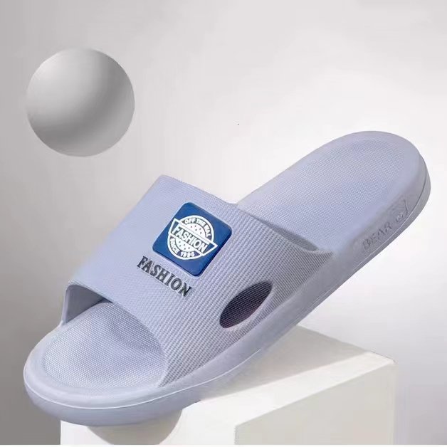 Beach Sandals Non-Slip Men Indoor Outdoor Hotel Bathroom Summer Slides Slippers 2024 New