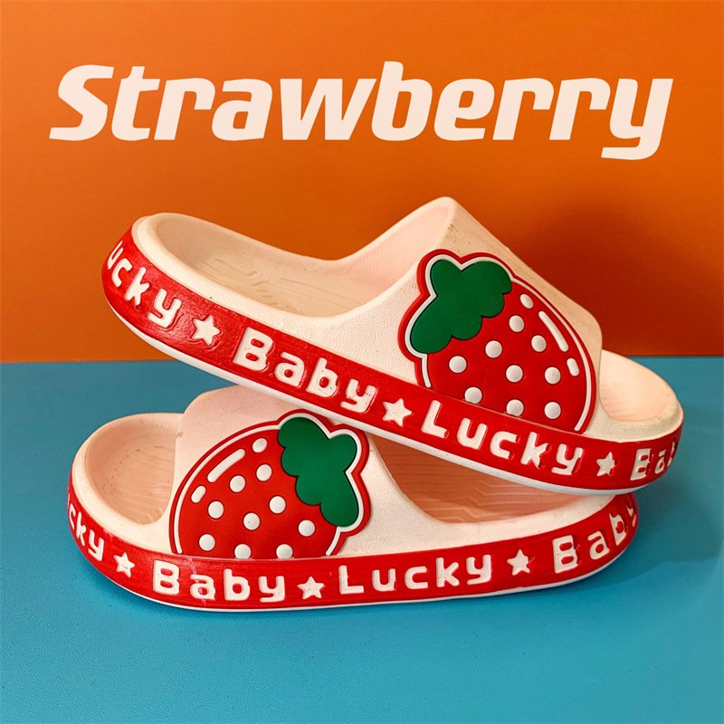 Cartoon Animal Pattern Children's Slippers Indoor Outdoor Dinosaur Sandals Kids PVC Sandals Slippers Waterproof