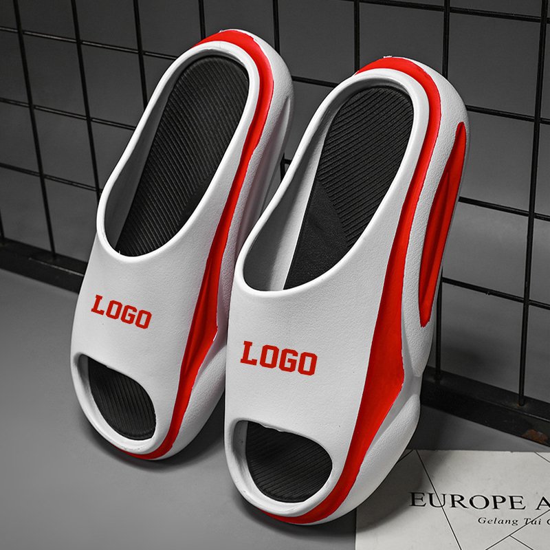 Designer Custom Logo New EVA Thick Bottom Outdoor Antiskid Home Slipper Unisex Soft Sports Slide Slippers For Men