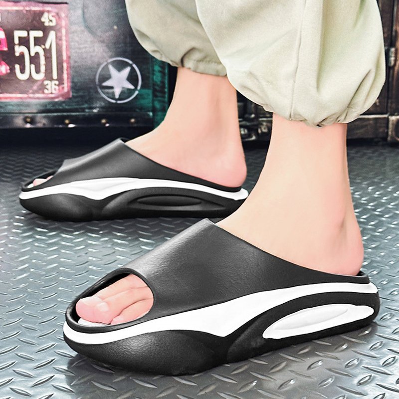 Designer Custom Logo New EVA Thick Bottom Outdoor Antiskid Home Slipper Unisex Soft Sports Slide Slippers For Men