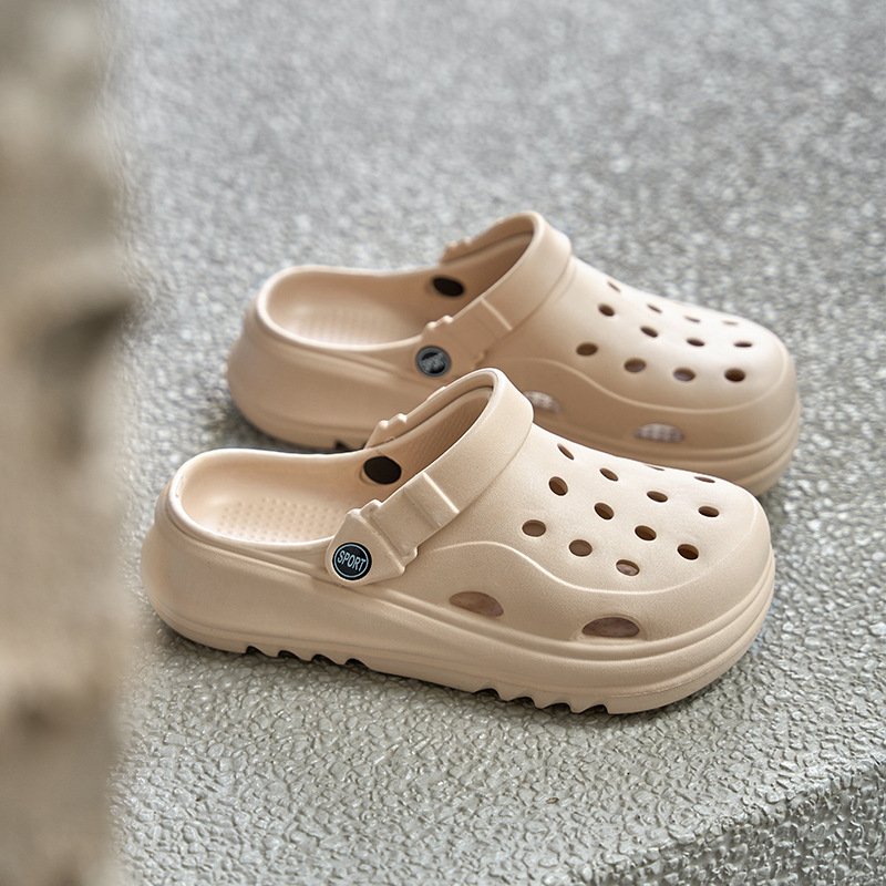 Summer Designer Luxury Chinelo Slide Pantuflas de Mujer Non Slip EVA Foam Platform Chunky Heel Slides Slippers for Women Lady