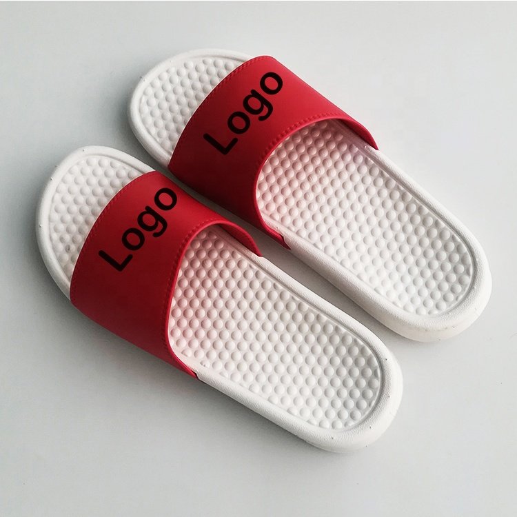 Designer Fashion Slides PVC EVA Outdoor Slippers Massage Sole Slippers Blank Slide Sandal Custom Logo